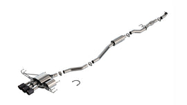 Borla 2024 Acura Integra Type S ATAK Cat Back Exhaust - Carbon Fiber & Black Anodized (140986CFBA)