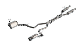 Borla 2024+ Toyota Tacoma (Coil Springs Only) S Type Catback System - Chrome Tip (141006)