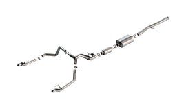 Borla 2024 Chevy Silverado 1500 6.2L V8 S-Type Catback Exhaust w/ Simulator (Use Fact. Fascia Tips) (140993)