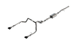 Borla 2024 Chevy Silverado 1500 6.2L V8 ATAK Catback Exhaust w/ Simulator - Black Chrome (140997BC)