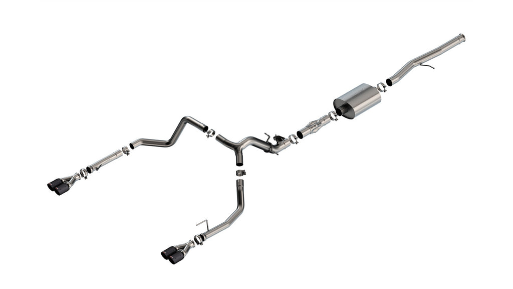 Borla 2024 Chevy Silverado 1500 6.2L V8 ATAK Catback Exhaust w/ Simulator - CF Black Anodized (140997CFBA)