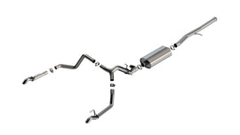 Borla 2024 Chevrolet/GMC 1500 ZR2 & AT4X 6.2L V8 4WD 4DR Touring Catback Exhaust w/ Turndown Tips (141002)