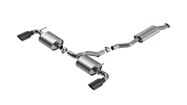 Borla 19-25 Toyota RAV4 (excl. Hybrid) 2.25 S-Type Cat Back Exhaust - Black Chrome (141009BC)