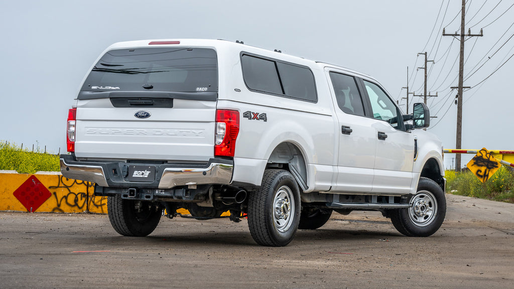 Borla 17-22 Ford F-250/F-350 SD 6.2L V8 2+4WD (Non-Dually) 2.75in ATAK Catback Exhaust - Black Chrome (141017BC)