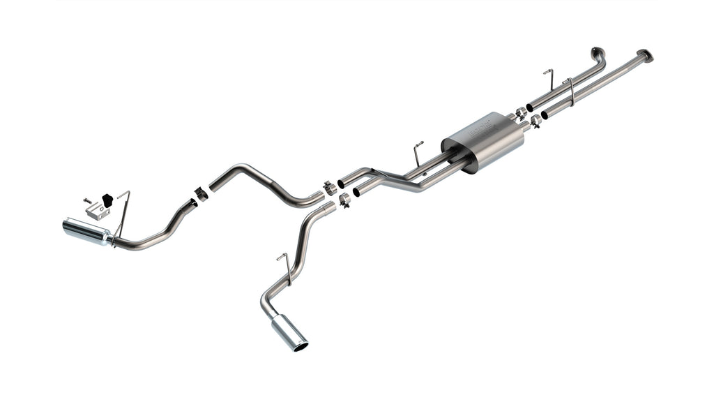 Borla 07-08 Toyota Tundra 5.7L ATAK Cat-Back Exhaust - 4in Stainless Tips (141022)