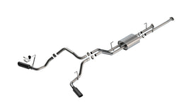 Borla 09-21 Toyota Tundra 5.7L ATAK Cat-Back Exhaust - 4in Black Chrome Tips (141024BC)