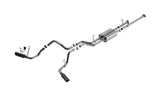 Borla 09-21 Toyota Tundra 5.7L ATAK Cat-Back Exhaust - 4in Black Chrome Tips (141024BC)