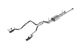 Borla 09-13 Toyota Tundra 4.6L/5.7L ATAK Cat-Back Exhaust - Black Chrome Tips (141026BC)