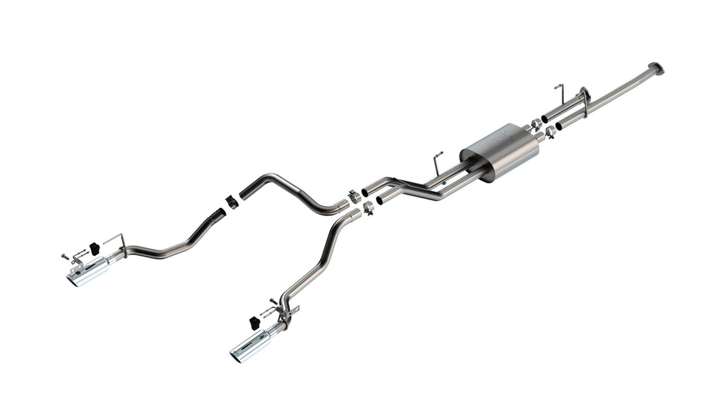 Borla 14-21 Toyota Tundra 4.6L/5.7L ATAK Cat Back Exhaust - 4in Stainless Tips (141028)