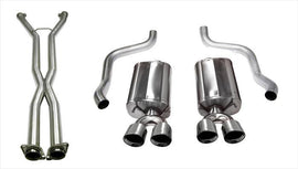 Corsa Performance 2.5 Inch Cat-Back Sport Dual Exhaust w/ Polished 3.5 Inch Tips 09-13 Corvette 6.2L Stainless Steel (14108CB)