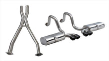 Load image into Gallery viewer, Corsa Performance 2.5 Inch Cat-Back Sport Dual Exhaust w/ Black 3.5 Inch Tips 97-04 Corvette / Z06 5.7L Stainless Steel (14111CBBLK)