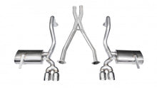 Load image into Gallery viewer, Corsa Performance 2.5 Inch Cat-Back Plus X-Pipe Xtreme Exhaust Dual Rear Exit 3.5 Inch Polished Tips 97-04 Chevy Corvette C5 Plus Z06 5.7L V8 Stainless Steel (14114)