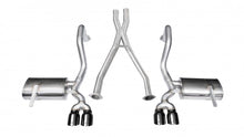 Load image into Gallery viewer, Corsa Performance 2.5 Inch Cat-Back Plus X-Pipe Xtreme Exhaust Dual Rear Exit 3.5 Inch Black Tips 97-04 Chevy Corvette C5 Plus Z06 5.7L V8 Stainless Steel (14114BLK)