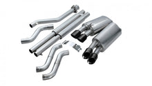 Load image into Gallery viewer, Corsa Performance 2.5 Inch Cat-Back Sport Dual Exhaust Black 3.5 Inch Tips 1996 Corvette C4 5.7L V8 LT1/LT4 Stainless Steel (14118BLK)