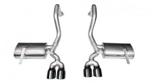 Load image into Gallery viewer, Corsa Performance 2.5 Inch Axle-Back Xtreme Dual Exhaust w/ Polished 3.5 Inch Tips 97-04 Corvette/Z06 5.7L Stainless Steel (14132BLK)