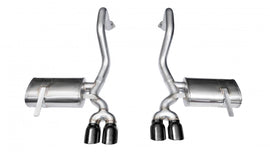 Corsa Performance 2.5 Inch Axle-Back Xtreme Dual Exhaust w/ Polished 3.5 Inch Tips 97-04 Corvette/Z06 5.7L Stainless Steel (14132BLK)