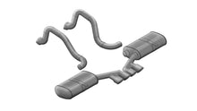 Load image into Gallery viewer, Corsa Performance 2.5 Inch Axle-Back Sport Dual Exhaust Tigershark 3.5 Inch Polished Tips 97-04 Corvette/Z06 5.7L Stainless Steel (14139)