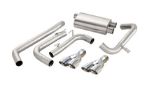 Load image into Gallery viewer, Corsa Performance 3.0 Inch Cat-Back Sport Dual Exhaust Polished 3.5 Inch Tips 98-02 Chevy Camaro SS/Z28/Pontiac Firebird LS1 V8 Stainless Steel (14143)