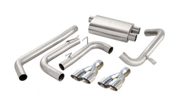 Corsa Performance 3.0 Inch Cat-Back Sport Dual Exhaust Polished 3.5 Inch Tips 98-02 Chevy Camaro SS/Z28/Pontiac Firebird LS1 V8 Stainless Steel (14143)
