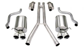 Corsa Performance 2.5 Inch Cat-Back Sport Dual Exhaust 3.5 Inch Polished Tips 2004-08 Cadillac XLR 4.6L V8 Stainless Steel (14156)