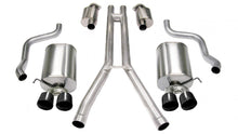 Load image into Gallery viewer, Corsa Performance 2.5 Inch Cat-Back Sport Dual Exhaust 3.5 Inch Black Tips 2004-08 Cadillac XLR 4.6L V8 Stainless Steel (14156BLK)