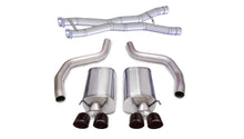 Load image into Gallery viewer, Corsa Performance 3.0 Inch Cat-Back Sport Dual Exhaust Twin 4.0 Inch Black Tips 12-13 Corvette Z06 7.0L / ZR1 6.2L Stainless Steel (14164CB3BLK)