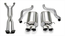 Load image into Gallery viewer, Corsa Performance 2.5 Inch Cat-Back Sport Dual Exhaust Polished 3.5 Inch Tips 05-08 Corvette A6 Auto Trans 6.0L/6.2L Stainless Steel (14169CB6)