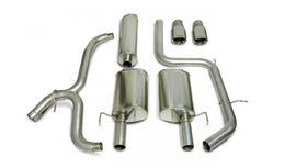 Corsa Performance 3.0 Inch Cat-Back Sport Single Exhaust 4.0 Inch Polished Tip 2004 Pontiac GTO 5.7L V8 Stainless Steel (14185)