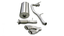 Load image into Gallery viewer, Corsa Performance 3.0 Inch Cat-Back Sport Single Side Exhaust 4.0 Inch Polished Tips 07-10 Cadillac Escalade/GMC Yukon Denali 6.2L V8 Stainless Steel (14202)