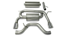 Load image into Gallery viewer, Corsa Performance 3.0 Inch Cat-Back Sport Dual Rear Exhaust 4.0 Inch Polished Tips 06-08 Hummer H3 3.5L/3.7L I-5 Engines Stainless Steel (14212)