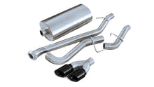 Load image into Gallery viewer, Corsa Performance 3.0 Inch Cat-Back Sport Single Side Exhaust 4.0 Inch Black Tips 02-06 Chevy Suburban Z71/GMC Yukon XL Z71 5.3L V8 Stainless Steel (14237BLK)