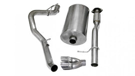 Corsa Performance 3.0 Inch Cat-Back Sport Single Side Exhaust 4.0 Inch Polished Tips 07-08 Chevy Avalanche/Suburban GMC Yukon XL 5.3L/6.0L V8 Stainless Steel (14246)