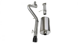 Corsa Performance 3.0 Inch Cat-Back Sport Single Rear Exhaust 4.0 Inch Black Tip 06-08 Chevy TrailBlazer SS 6.0L V8 Stainless Steel (14256BLK)
