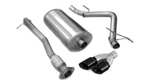 Load image into Gallery viewer, Corsa Performance 3.0 Inch Cat-Back Sport Single Side Exhaust 4.0 Inch Black Tips 07-08 Silverado/Sierra 143.5 Inch Wheelbase 4.8L/5.3L/6.0L V8 Stainless Steel (14259BLK)