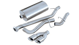 Corsa Performance 3.0 Inch Cat-Back Sport Single Side Exhaust 4.0 Inch Polished Tips 99-06 Silverado/Sierra 119 Inch Wheelbase 4.8L/5.3L V8 Stainless Steel (14261)