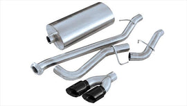 Corsa Performance 3.0 Inch Cat-Back Single Side Exit with Single 4.0 Inch Black PVD Pro-Series Tips (14263BLK)