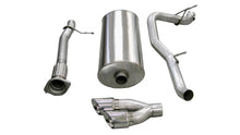 Load image into Gallery viewer, Corsa Performance 3.0 Inch Cat-Back Sport Single Side Exhaust 4.0 Inch Polished Tips 07-10 Cadillac Escalade ESV/EXT/GMC Yukon XL Denali 6.2L V8 Stainless Steel (14298)