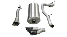 Load image into Gallery viewer, Corsa Performance 3.0 Inch Cat-Back Sport Single Side Exhaust 4.0 Inch Black Tips 07-10 Cadillac Escalade ESV/EXT/GMC Yukon XL Denali 6.2L V8 Stainless Steel (14298BLK)