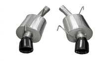 Load image into Gallery viewer, Corsa Performance 2.5 Inch Axle-Back Sport Dual Exhaust Black 4.0 Inch Tips 05-10 Mustang GT 4.6L/Shelby GT500 5.4L Stainless Steel (14311BLK)