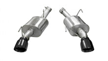 Load image into Gallery viewer, Corsa Performance 2.5 Inch Axle-Back Xtreme Dual Exhaust Black 4.0 Inch Tips 05-10 Mustang GT 4.6L/Shelby GT500 5.4L Stainless Steel (14314BLK)