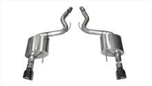 Load image into Gallery viewer, Corsa Performance 3.0 Inch Axle-Back Sport Dual Exhaust Black 4.5 Inch Tips 15-17 Mustang GT Fastback 5.0L Stainless Steel (14326BLK)