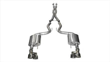 Load image into Gallery viewer, Corsa Performance 3.0 Inch Cat-Back Xtreme Dual Exhaust 4.0 Inch Polished Tips 15-Present Ford Mustang GT Fastback (No Valves) 5.0L V8 Stainless Steel (14335)