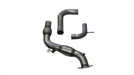 Corsa Performance 3.0 Inch Exhaust Downpipe w/ 200 Cell Cat And Adapter To 3.0 Inch Cat-Back 15-17 Mustang Fastback EcoBoost 2.3T (14344)