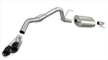 Load image into Gallery viewer, Corsa Performance 3.0 Inch Cat-Back Sport Single Side Exit Exhaust 4.0 Inch Black Tips 11-14 Ford F150 EcoBoost 3.5L V6 144.5/156.5/163.1 Inch Wheelbase Stainless Steel (14392BLK)