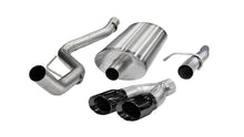 Load image into Gallery viewer, Corsa Performance 3.0 Inch Cat-Back Sport Single Side Exit Exhaust 4.0 Inch Black Tips 11-14 Ford F150 5.0L V8 144.5/156.5/163.1 Inch Wheelbase Stainless Steel (14393BLK)