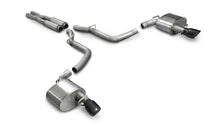 Load image into Gallery viewer, Corsa Performance 2.75 Inch Cat-Back Extreme Dual Exhaust 4.0 Inch Black Tips (No Tow Hitch) 05-10 Chrysler 300 SRT-8/Dodge Charger SRT-8/Dodge Magnum SRT-8 6.1L V8 Stainless Steel (14440BLK)