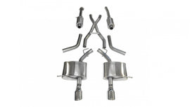 Corsa Performance 2.5 Inch Cat-Back Sport Dual Rear Exhaust 4.5 Inch Polished Tips 11-Present Dodge Durango 5.7L V8 Stainless Steel (14459)