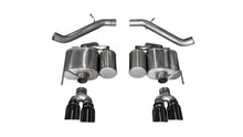 Load image into Gallery viewer, Corsa Performance 3.0 Inch Axle-Back Sport Dual Exhaust 4.0 Inch Black Tips 16-Present Cadillac ATS-V 3.6L Turbo V6 Stainless Steel (14478BLK)