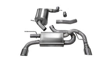 Load image into Gallery viewer, Corsa Performance 3.0 Inch Cat-Back Touring Dual Rear Exhaust 4.0 Inch Polished Tips 10-14 Volkswagen Golf GTI Mk6 2.0T Stainless Steel (14491)