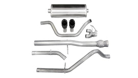 Corsa Performance 3.0 Inch Cat-Back Dual Rear Exit with Single 4.0 Inch Black PVD Pro-Series Tips (14524BLK)